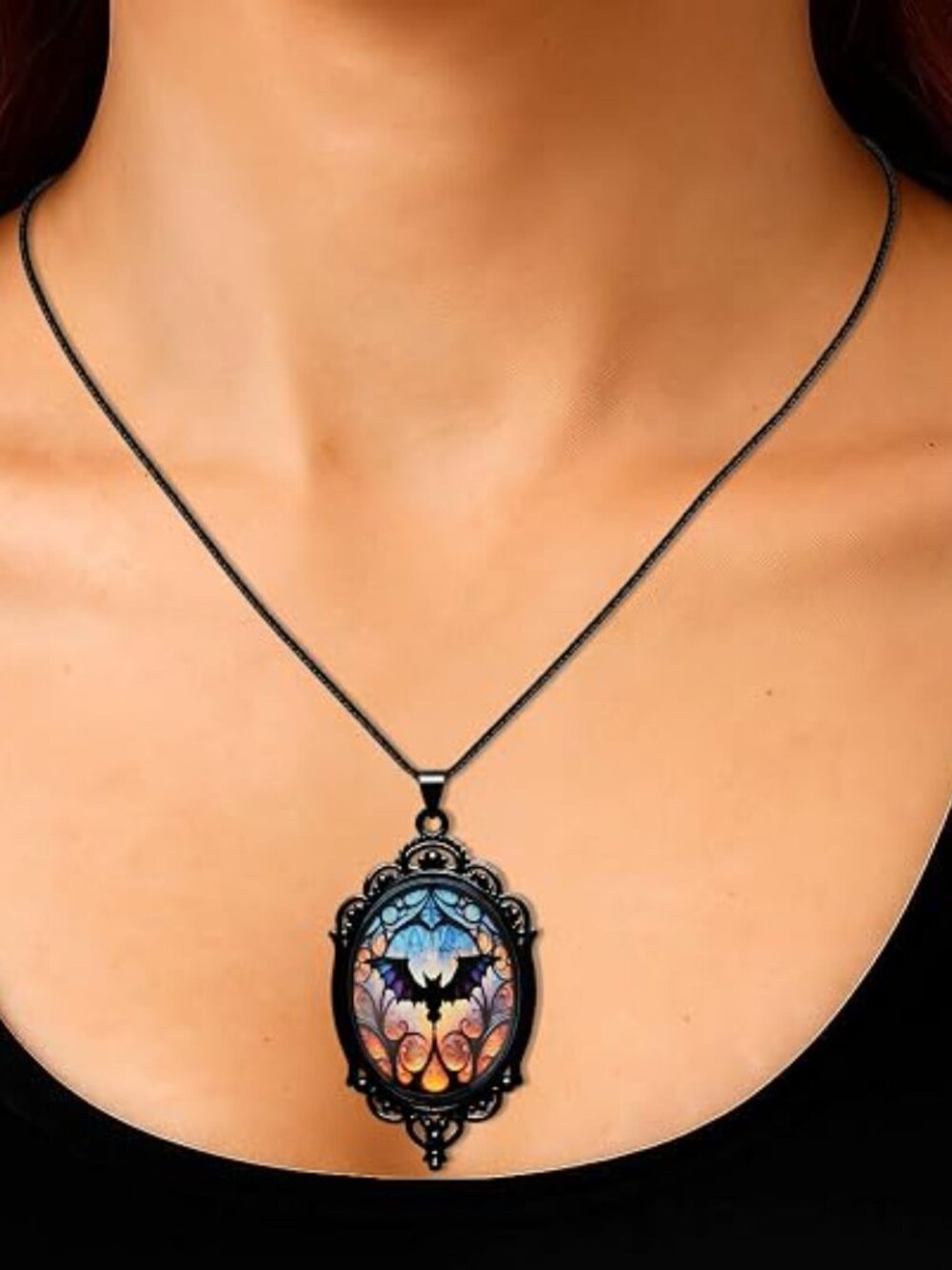 Gothic Necklace as Halloween Costume Jewelry for Women